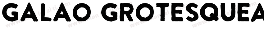 Galao GrotesqueAltDE字体转换